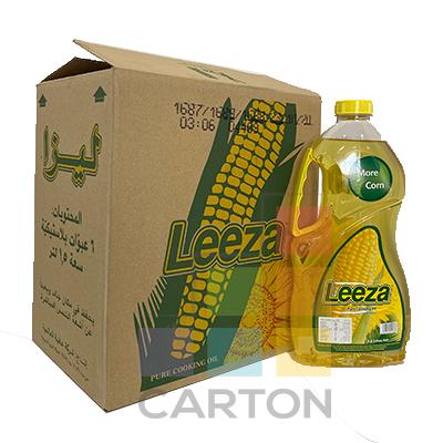 LEEZA CORN OIL 6*1.5LTR